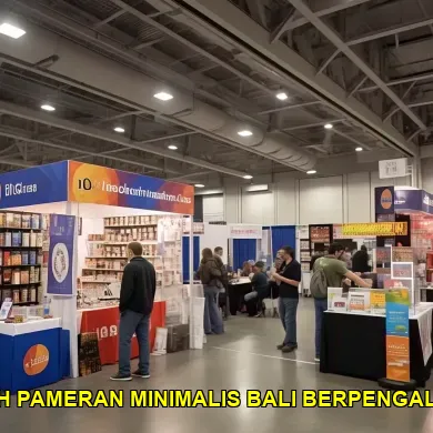 booth pameran minimalis bali berpengalaman